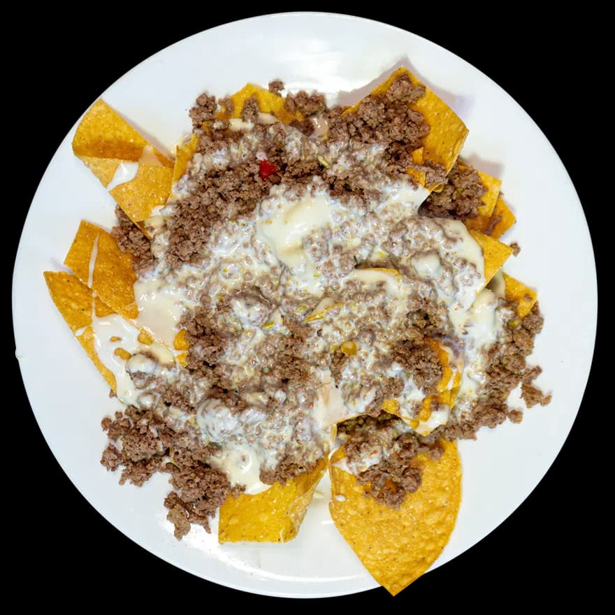 Ground Beef or Shredded Chicken Nachos